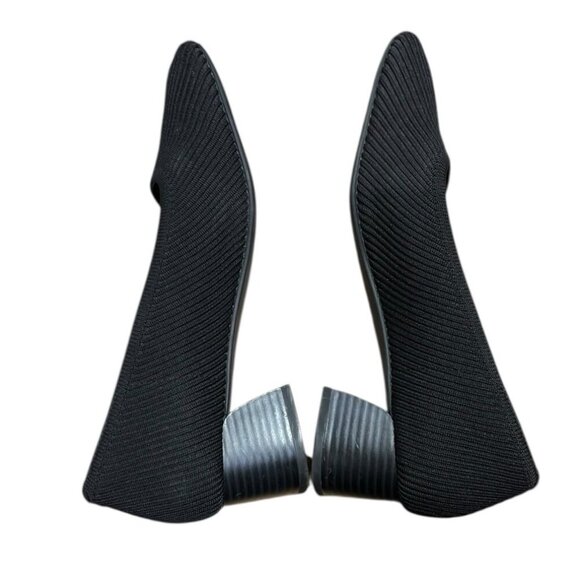 Vivaia Square-Toe Chunky Heels Melody Pro Black Size 8 - Picture 5 of 9